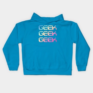 Retro Geeks 80s style Kids Hoodie